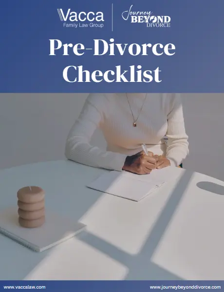 pre-divorce-checklist-graphic Graphic of the Free Pre-Divorce Checklist.