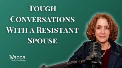 Podcast episode cover for guidance on how to tell your spouse you want a divorce with calm and clarity