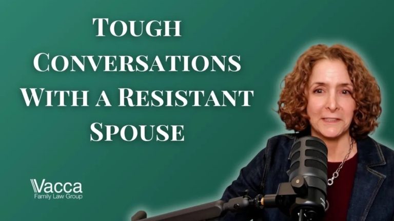 Podcast episode cover for guidance on how to tell your spouse you want a divorce with calm and clarity