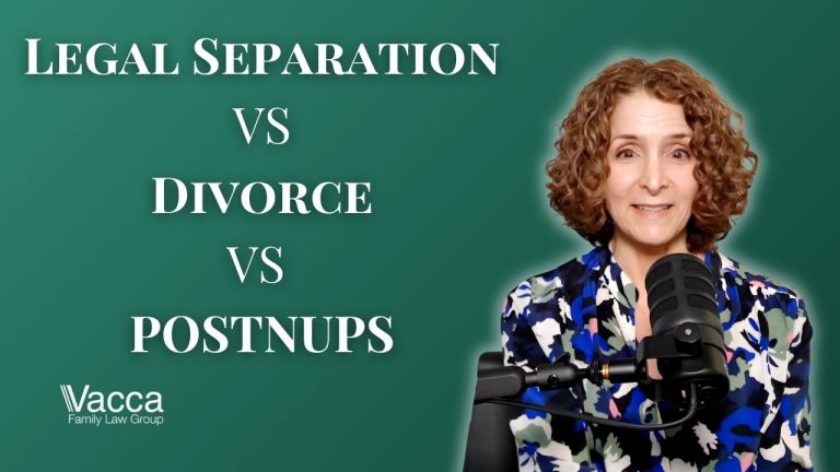Andrea Vacca discusses legal separation vs. divorce options on the A Better Divorce podcast.
